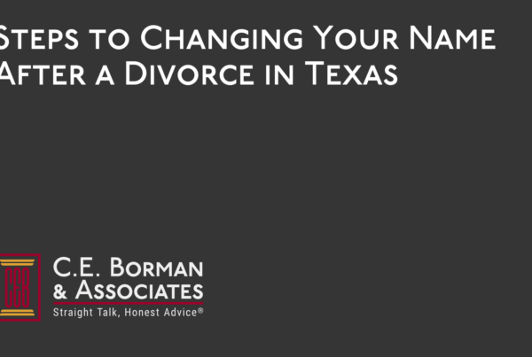 Steps to Changing Your Name After a Divorce - C.E. Borman & Associates