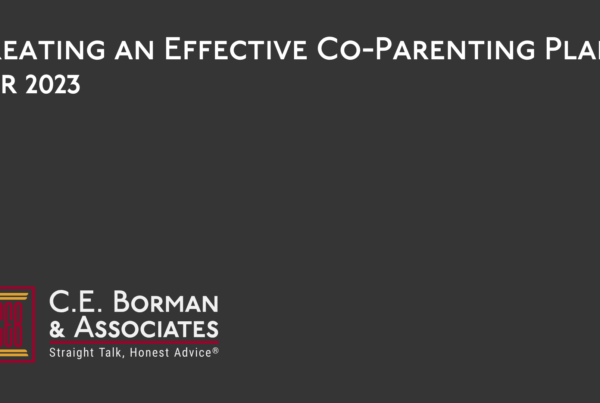 Creating an Effective Co-Parenting Plan for 2023 - C.E. Borman & Associates