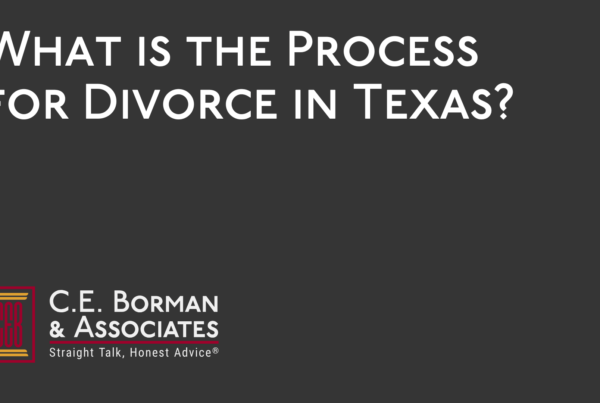 What is the Process for Divorce - C.E. Borman & Associates