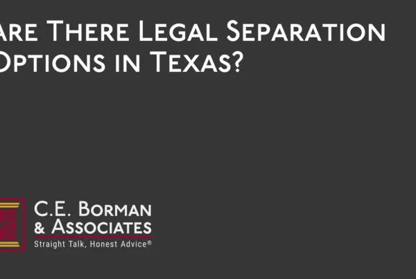 Are There Legal Separation Options - C.E. Borman & Associates
