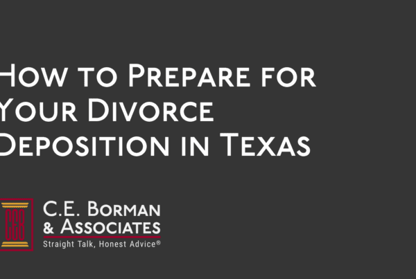 Divorce Deposition in Texas