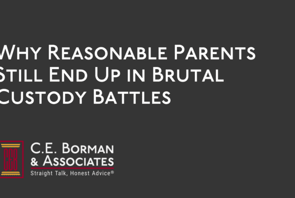 Why Reasonable Parents Still End Up in Brutal Custody Battles - C.E. Borman